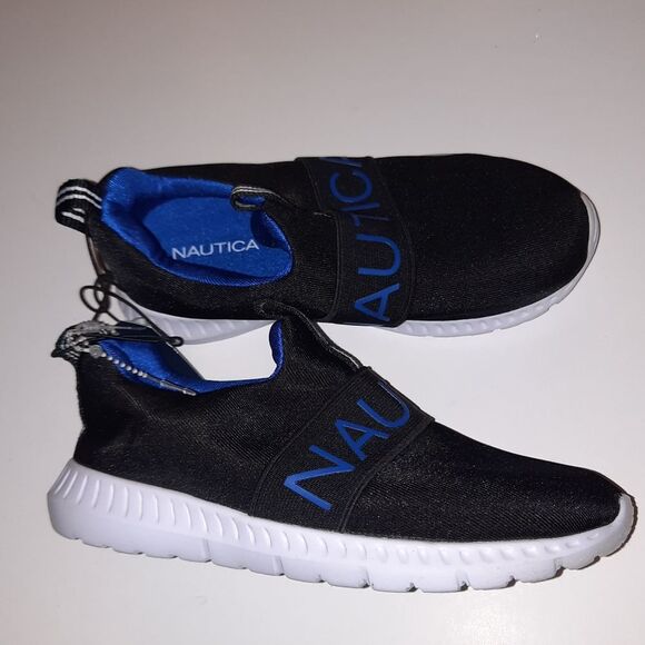 NWT nautica toddler slip on sneakers athletic shoes black size 11 - Picture 1 of 6